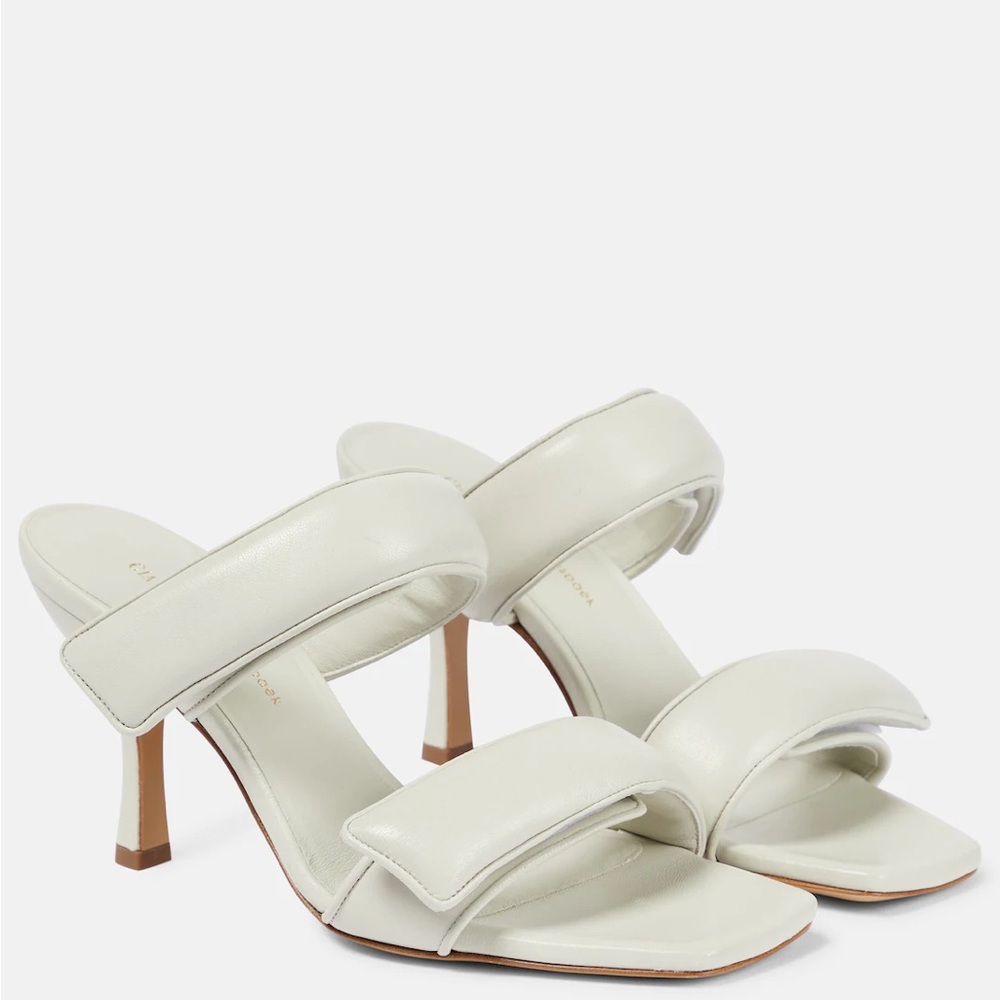 Gia Couture x Pernille Teisbaek NWOT Leather Heeled Sandals Size 8 US 38 EU